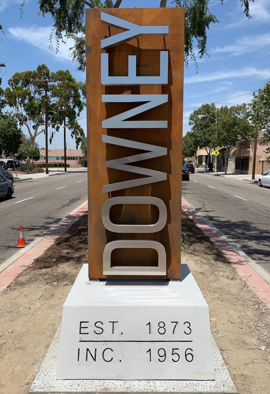 City Entry Monument Sign Southern California